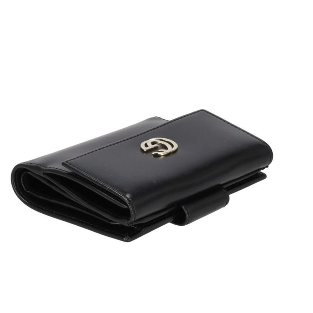 GUCCI Double snap closure GG compact wallet Black - Picture 4 of 6
